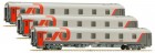 58027 LS Models Set of 3 Sleeping cars type WLABmee of Berlin-Moscow train (Set 1)